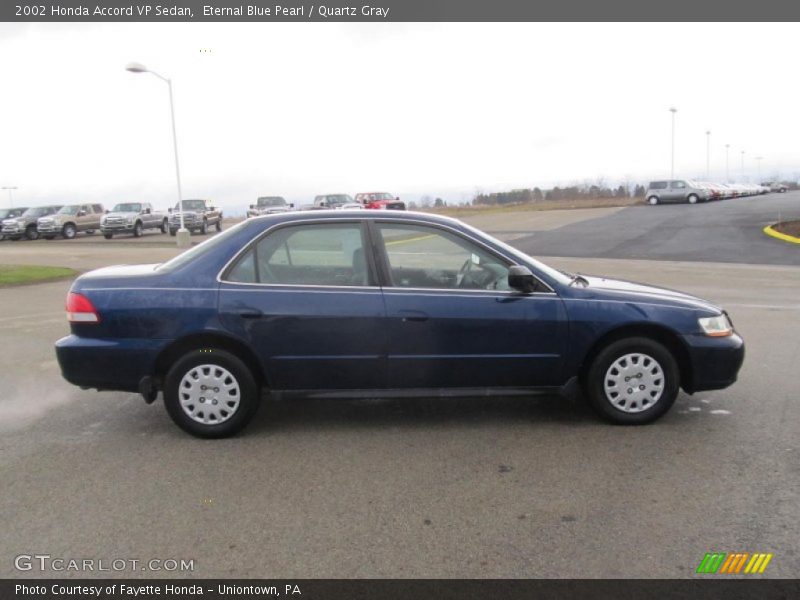 Eternal Blue Pearl / Quartz Gray 2002 Honda Accord VP Sedan