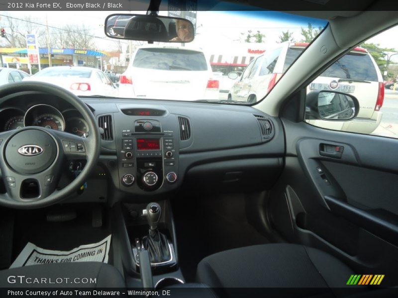 Ebony Black / Black 2012 Kia Forte EX