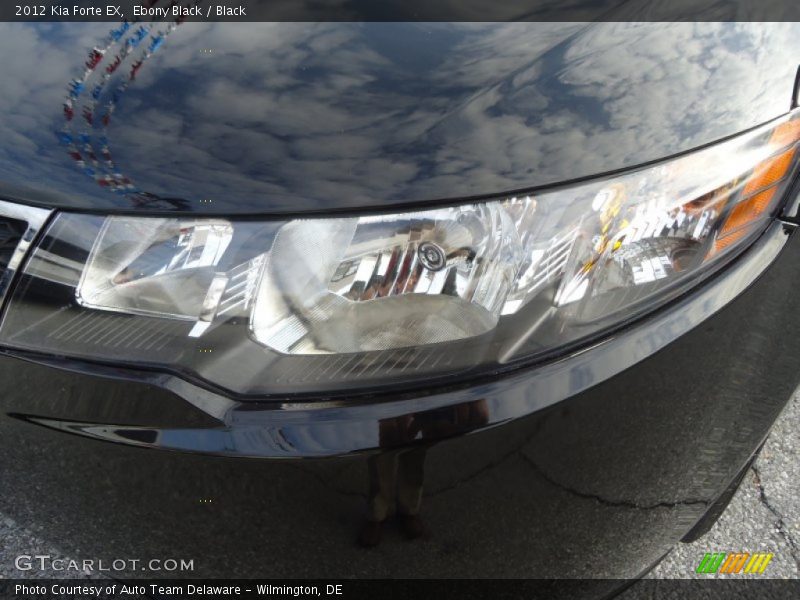Ebony Black / Black 2012 Kia Forte EX