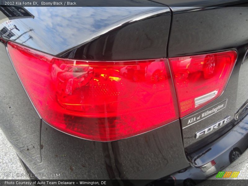 Ebony Black / Black 2012 Kia Forte EX