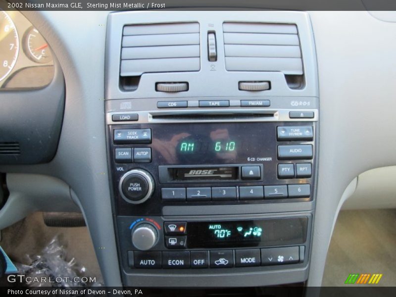 Sterling Mist Metallic / Frost 2002 Nissan Maxima GLE