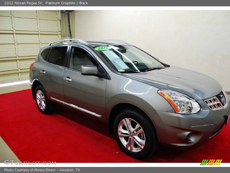 Platinum Graphite / Black 2012 Nissan Rogue SV