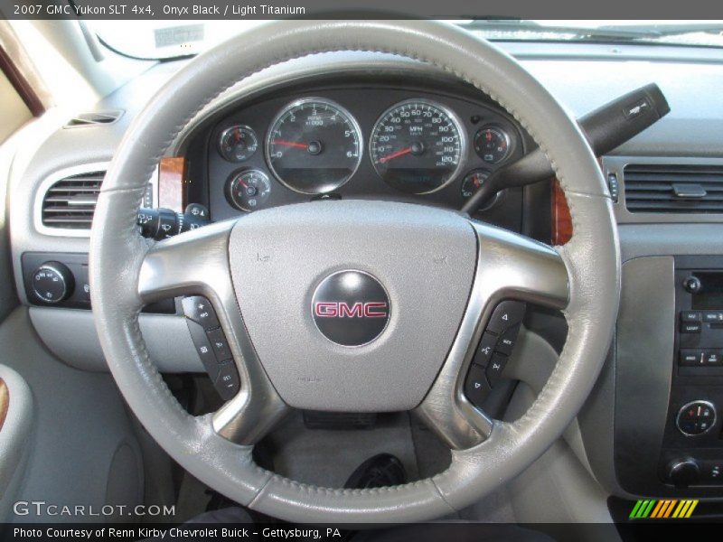 Onyx Black / Light Titanium 2007 GMC Yukon SLT 4x4