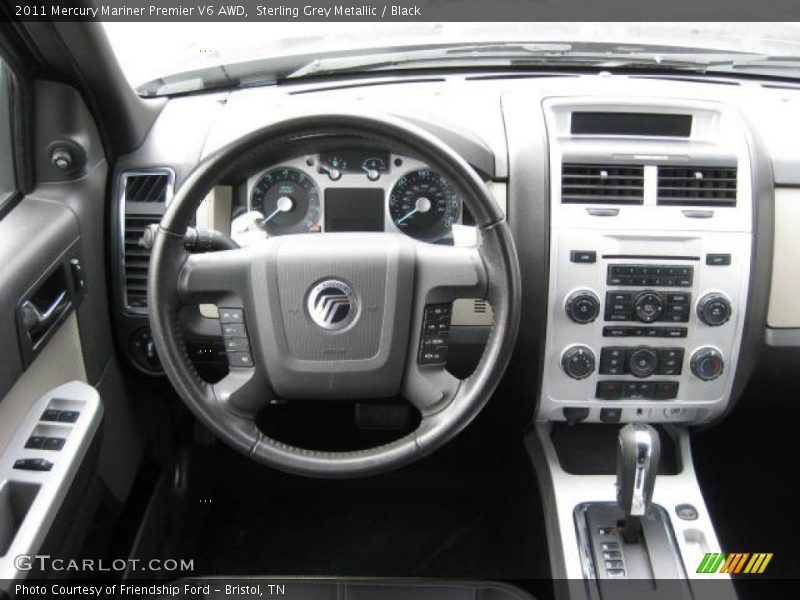 Sterling Grey Metallic / Black 2011 Mercury Mariner Premier V6 AWD