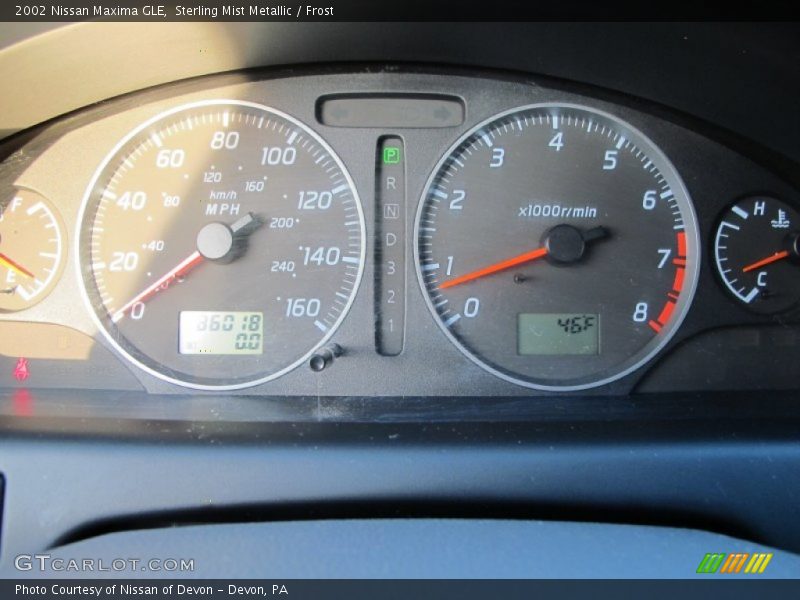 Sterling Mist Metallic / Frost 2002 Nissan Maxima GLE