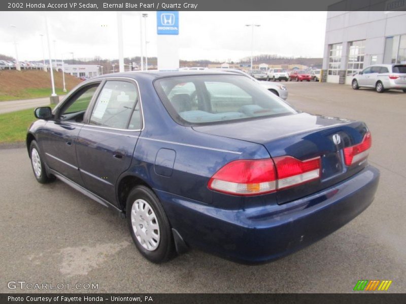 Eternal Blue Pearl / Quartz Gray 2002 Honda Accord VP Sedan