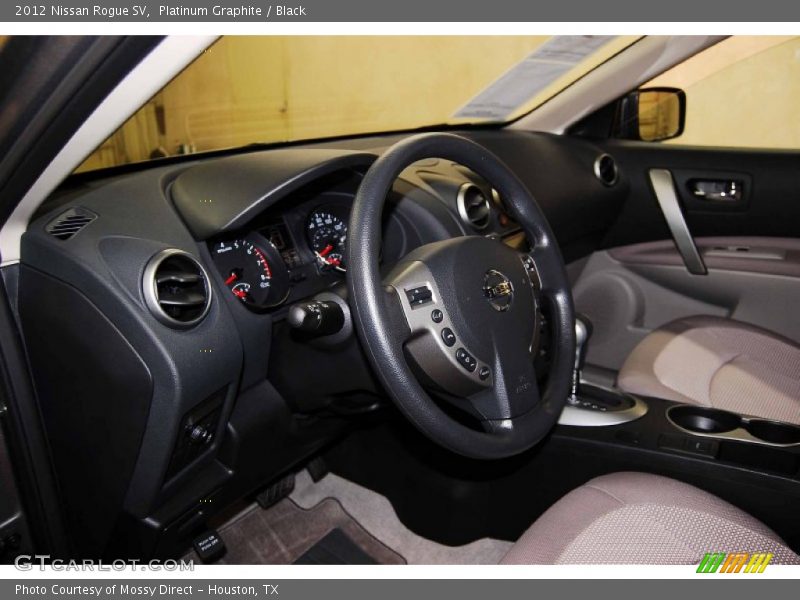 Platinum Graphite / Black 2012 Nissan Rogue SV