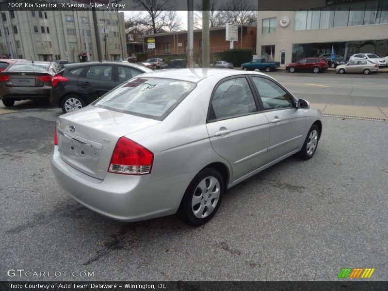 Silver / Gray 2008 Kia Spectra EX Sedan