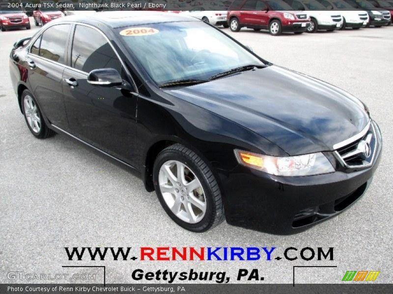 Nighthawk Black Pearl / Ebony 2004 Acura TSX Sedan