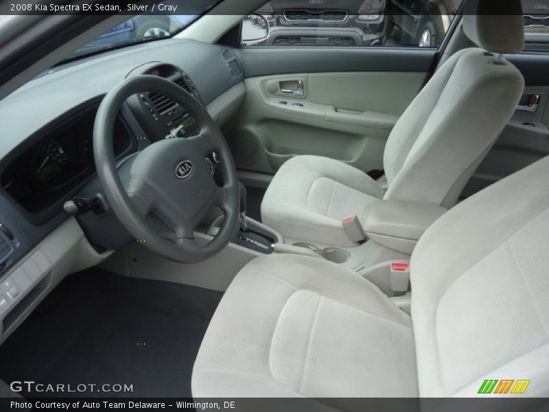 Silver / Gray 2008 Kia Spectra EX Sedan