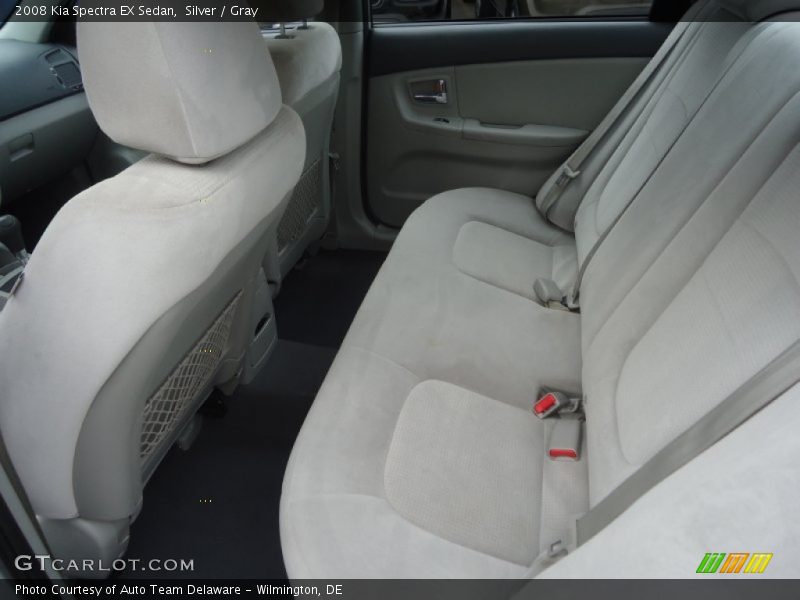 Silver / Gray 2008 Kia Spectra EX Sedan