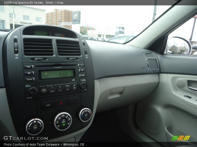 Silver / Gray 2008 Kia Spectra EX Sedan