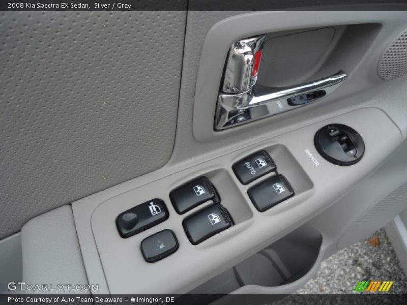 Silver / Gray 2008 Kia Spectra EX Sedan