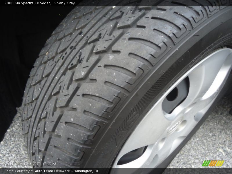 Silver / Gray 2008 Kia Spectra EX Sedan