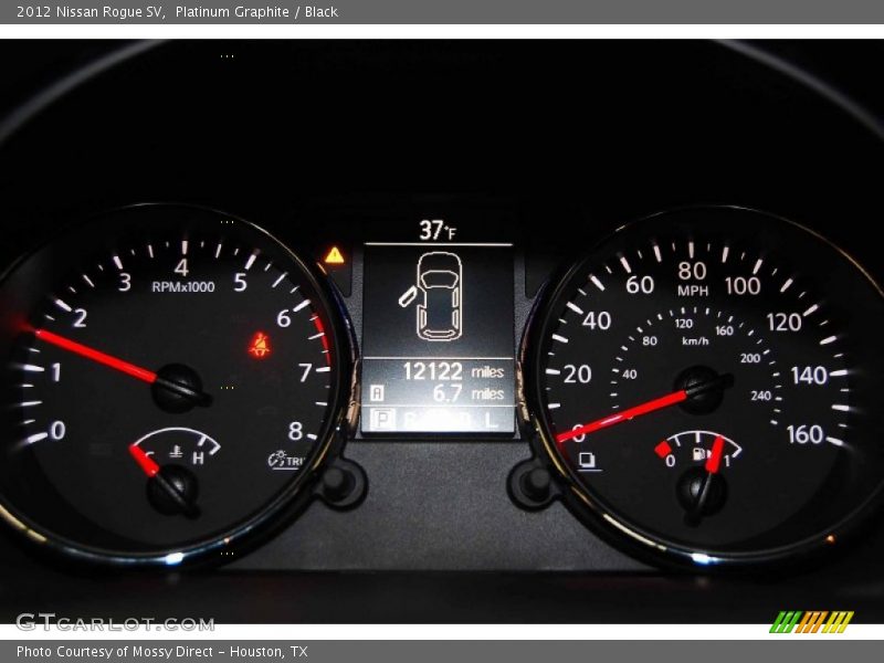 Platinum Graphite / Black 2012 Nissan Rogue SV