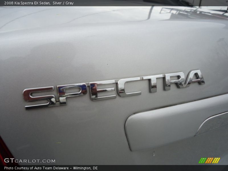 Silver / Gray 2008 Kia Spectra EX Sedan