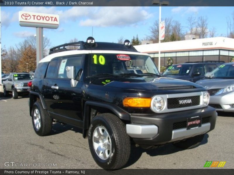 Black / Dark Charcoal 2010 Toyota FJ Cruiser 4WD