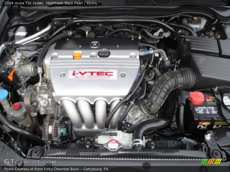 Nighthawk Black Pearl / Ebony 2004 Acura TSX Sedan