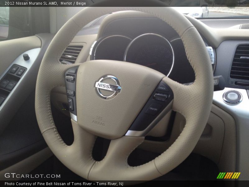 Merlot / Beige 2012 Nissan Murano SL AWD