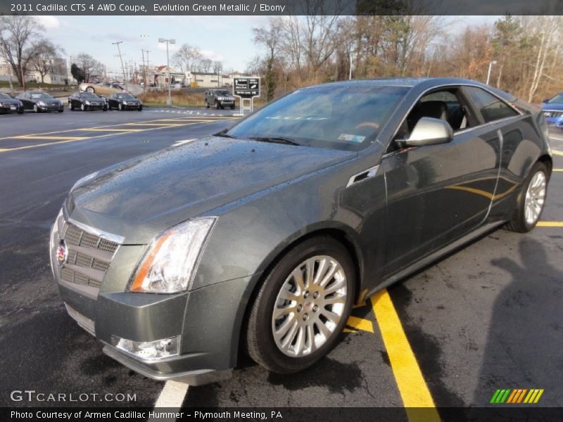 Front 3/4 View of 2011 CTS 4 AWD Coupe