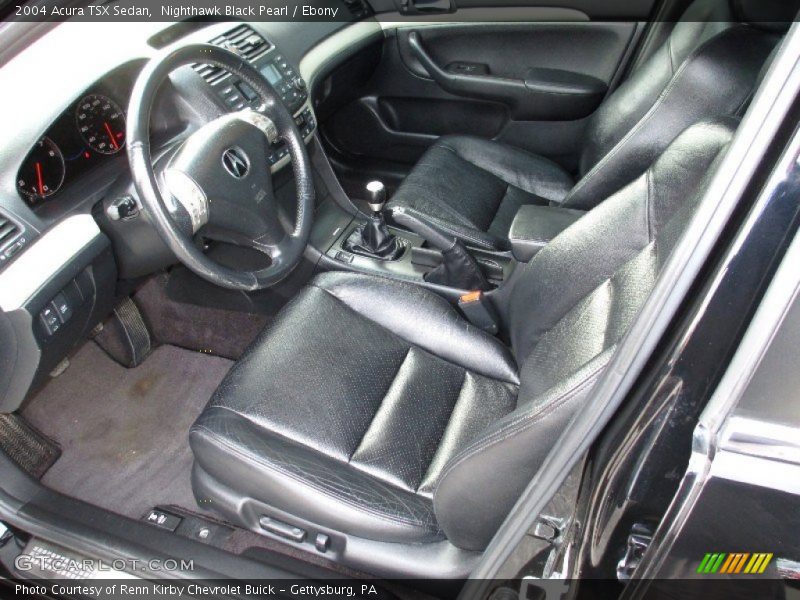 Nighthawk Black Pearl / Ebony 2004 Acura TSX Sedan