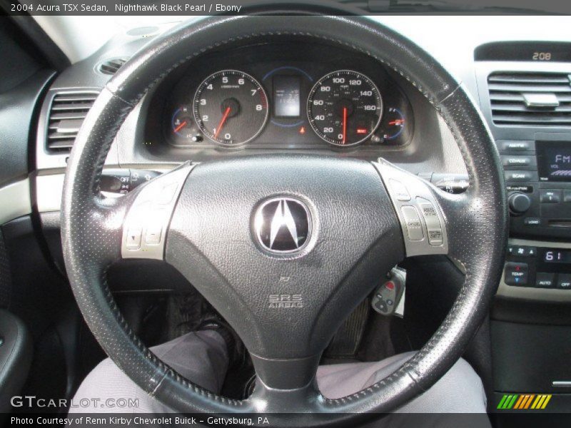 Nighthawk Black Pearl / Ebony 2004 Acura TSX Sedan