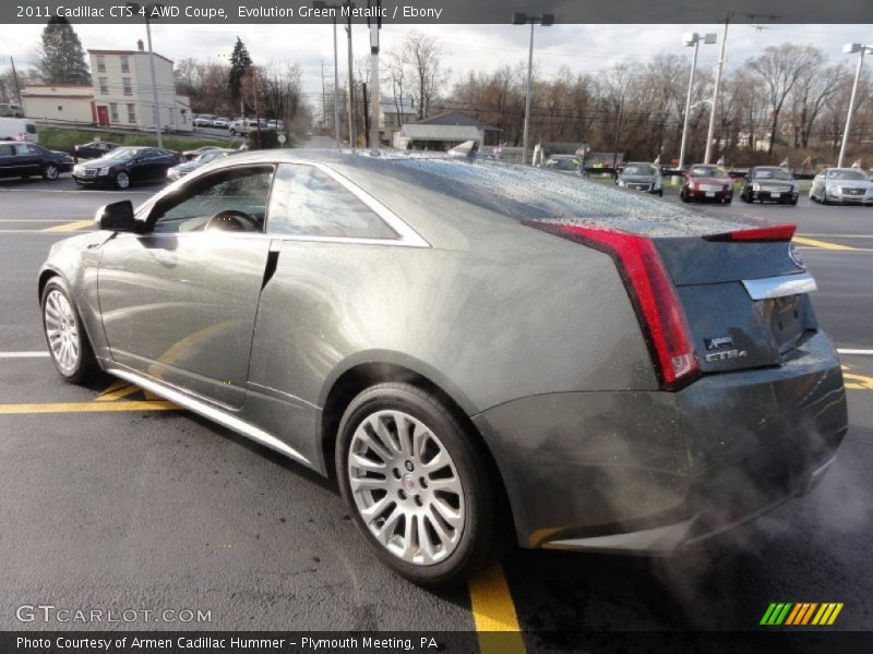  2011 CTS 4 AWD Coupe Evolution Green Metallic