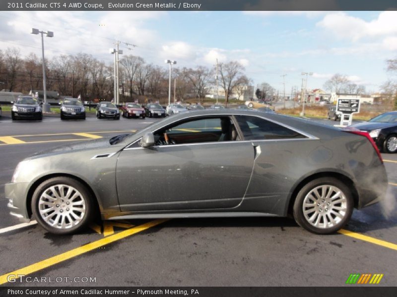  2011 CTS 4 AWD Coupe Evolution Green Metallic