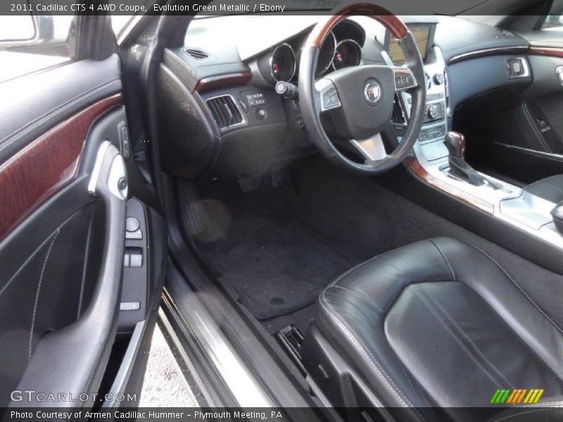 Evolution Green Metallic / Ebony 2011 Cadillac CTS 4 AWD Coupe