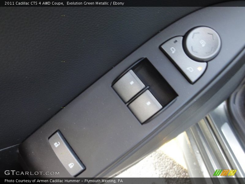 Evolution Green Metallic / Ebony 2011 Cadillac CTS 4 AWD Coupe