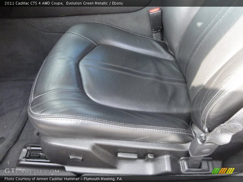 Evolution Green Metallic / Ebony 2011 Cadillac CTS 4 AWD Coupe