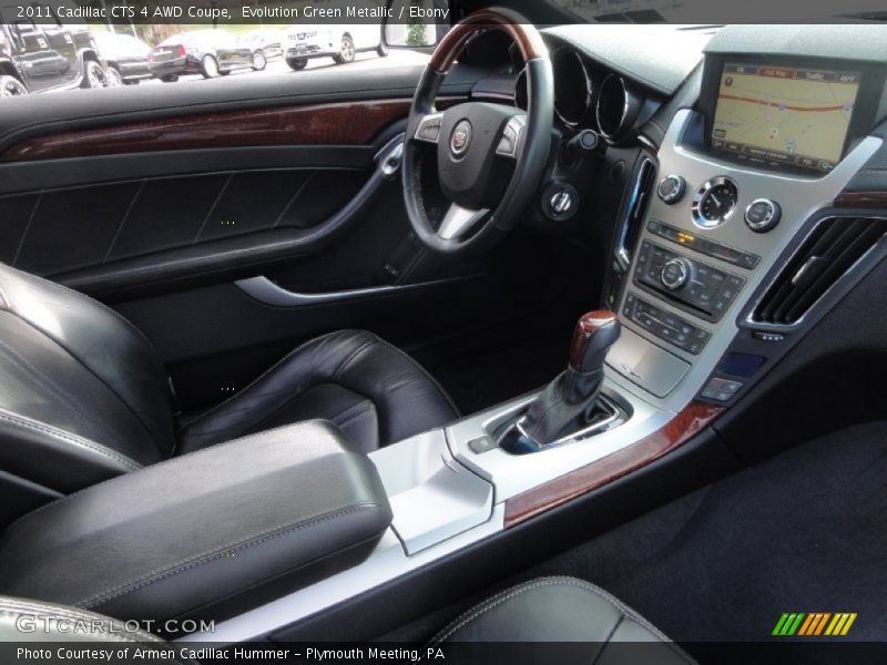 Evolution Green Metallic / Ebony 2011 Cadillac CTS 4 AWD Coupe