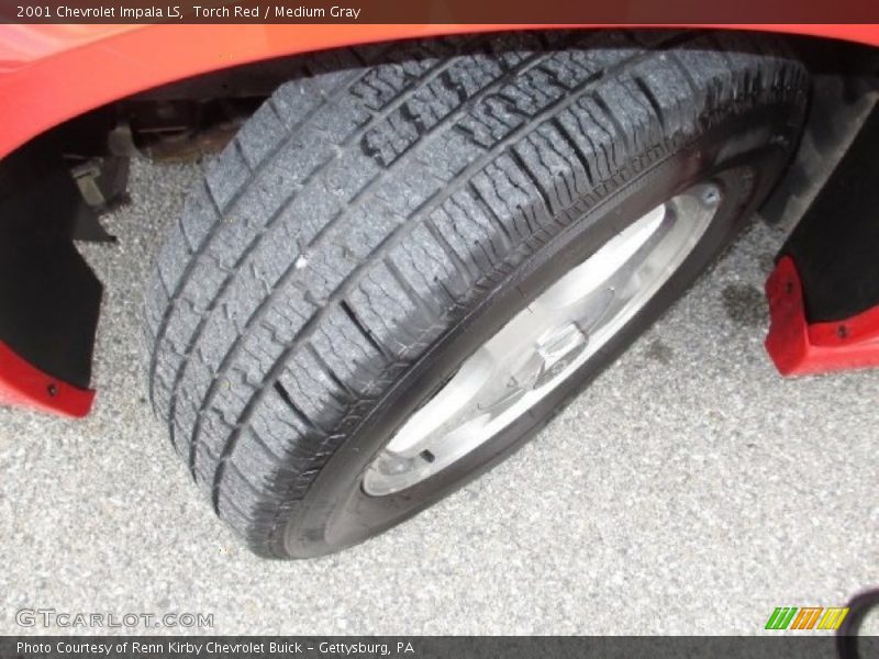 Torch Red / Medium Gray 2001 Chevrolet Impala LS