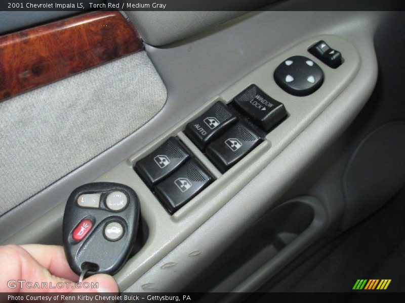 Torch Red / Medium Gray 2001 Chevrolet Impala LS