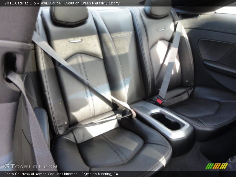 Rear Seat of 2011 CTS 4 AWD Coupe