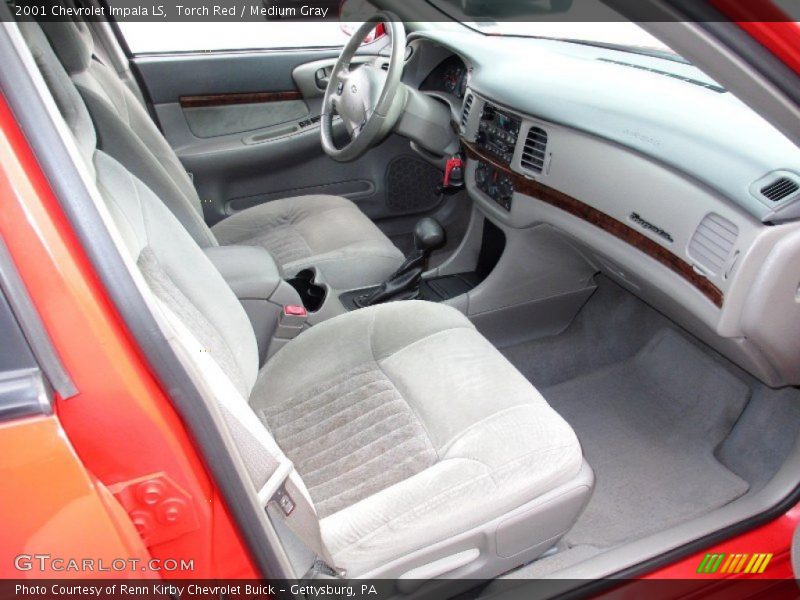 Torch Red / Medium Gray 2001 Chevrolet Impala LS