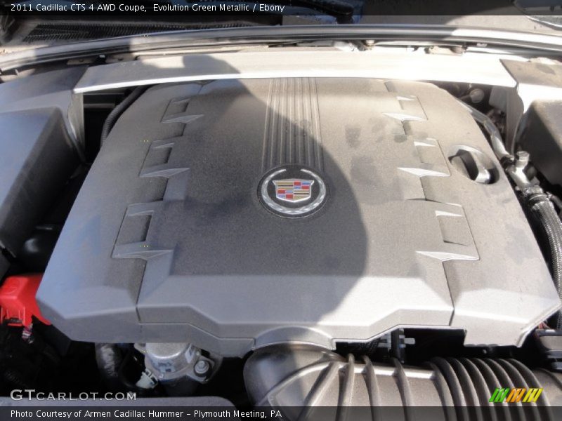 Evolution Green Metallic / Ebony 2011 Cadillac CTS 4 AWD Coupe