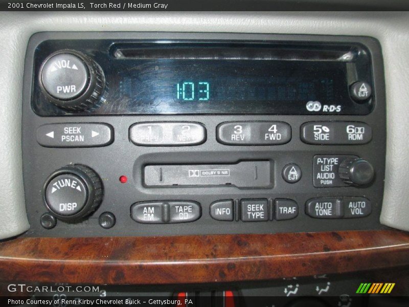 Torch Red / Medium Gray 2001 Chevrolet Impala LS