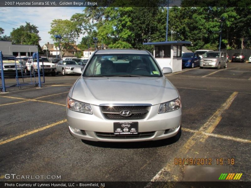 Golden Beige / Beige 2007 Hyundai Sonata SE V6