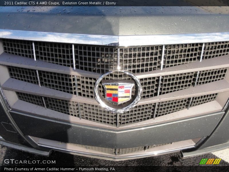 Evolution Green Metallic / Ebony 2011 Cadillac CTS 4 AWD Coupe