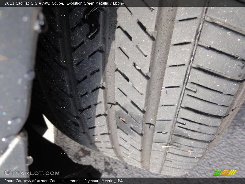 Evolution Green Metallic / Ebony 2011 Cadillac CTS 4 AWD Coupe