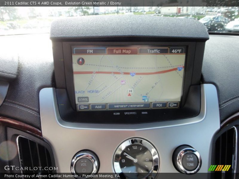 Evolution Green Metallic / Ebony 2011 Cadillac CTS 4 AWD Coupe