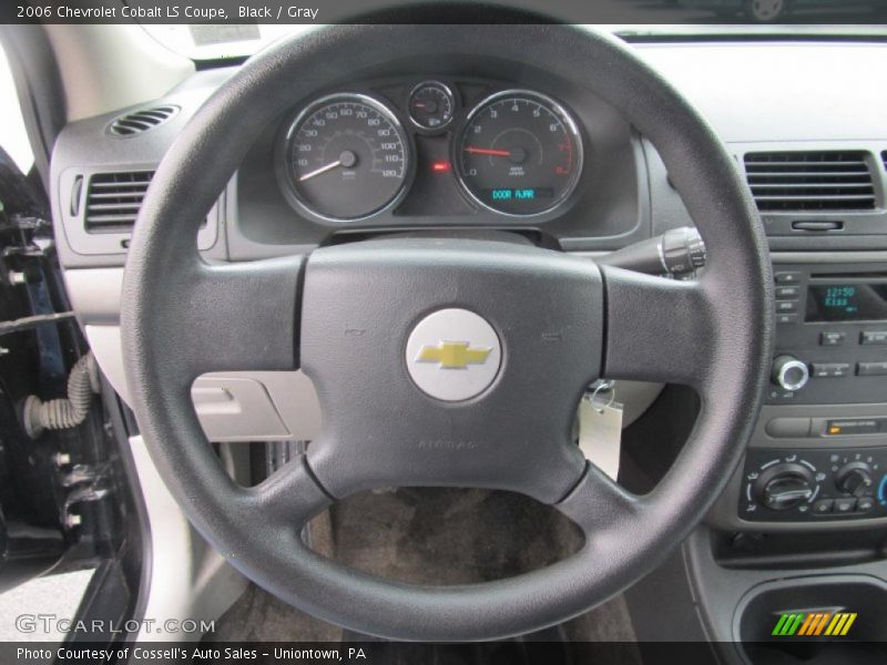 Black / Gray 2006 Chevrolet Cobalt LS Coupe