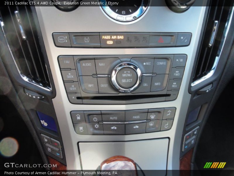 Evolution Green Metallic / Ebony 2011 Cadillac CTS 4 AWD Coupe