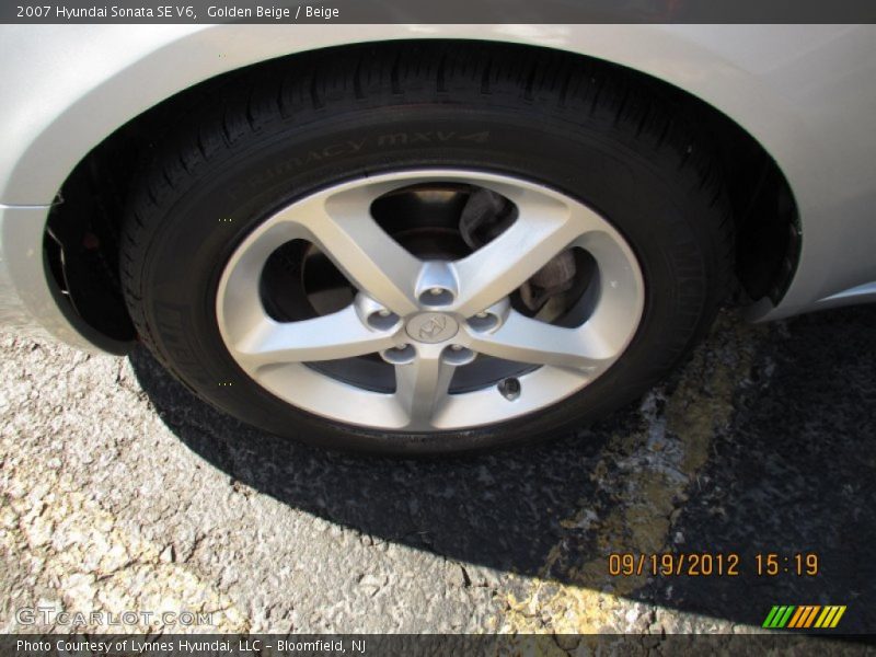 Golden Beige / Beige 2007 Hyundai Sonata SE V6
