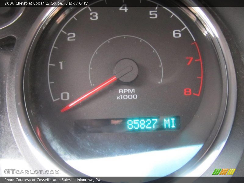 Black / Gray 2006 Chevrolet Cobalt LS Coupe
