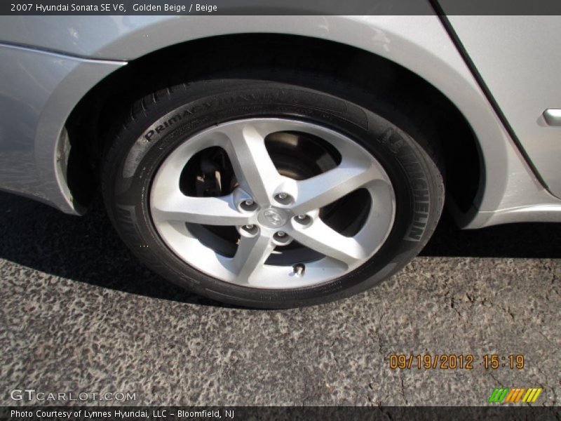 Golden Beige / Beige 2007 Hyundai Sonata SE V6