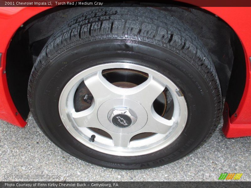 Torch Red / Medium Gray 2001 Chevrolet Impala LS