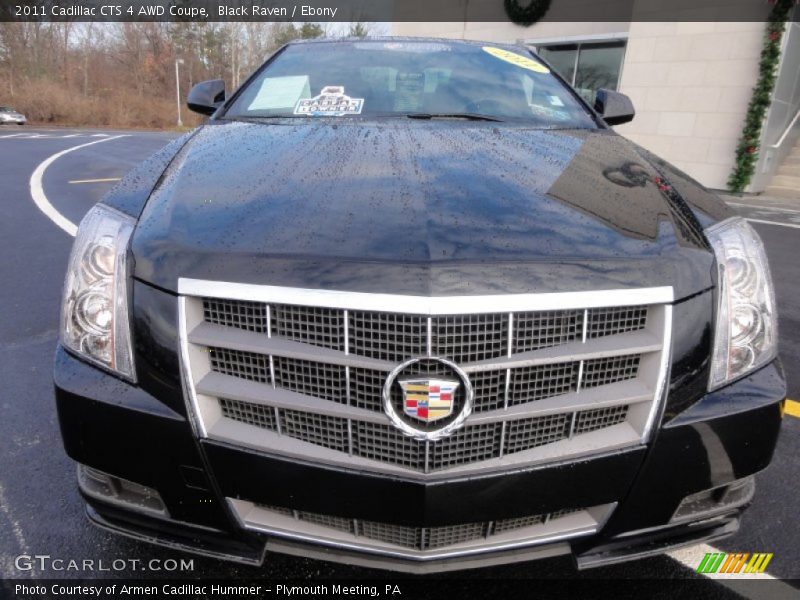 Black Raven / Ebony 2011 Cadillac CTS 4 AWD Coupe