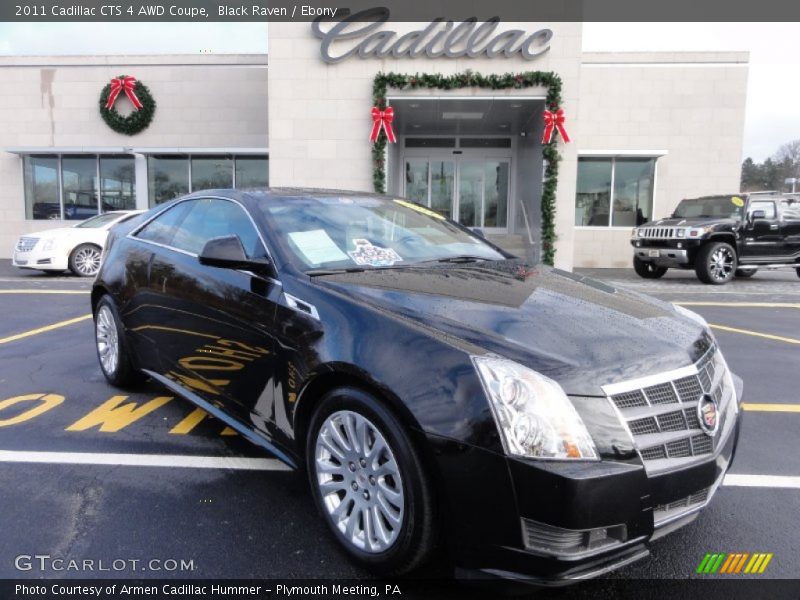 Black Raven / Ebony 2011 Cadillac CTS 4 AWD Coupe